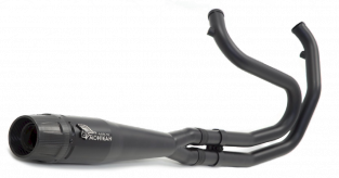 Arrow Mohican RVS Black 2-1 Compleet Uitlaatsysteem met E-keur Harley Sportster 1200 / 883 2004 > 2014